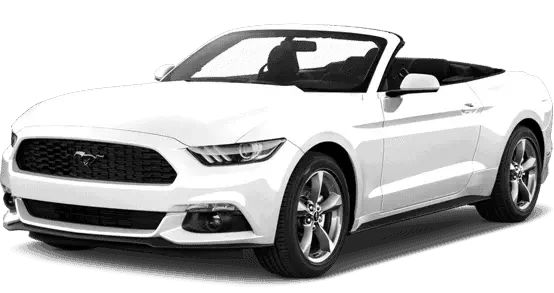 Mustang White convertible 3.7L 2015